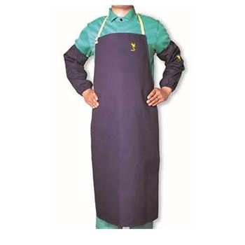 威特仕 焊接围裙，33-8036，雄蜂王海军蓝护胸围裙 91cm长