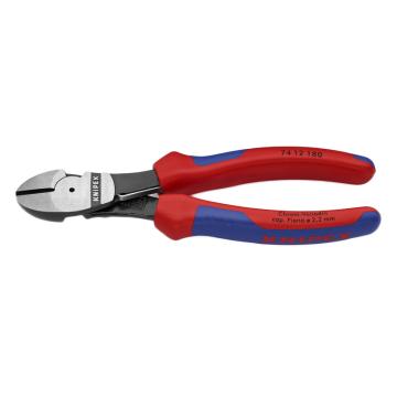 凯尼派克/KNIPEX 省力型斜口钳，74 12 180 180mm带复位弹簧 售卖规格：1把