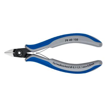 凯尼派克/KNIPEX 电子斜口钳，79 42 125 125mm 售卖规格：1把