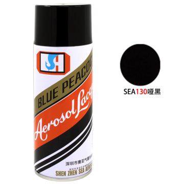 蓝孔雀/BLUE Peacock 自动喷漆，自动喷漆 130#哑黑，450ml/瓶，12支/箱 售卖规格：12支/箱