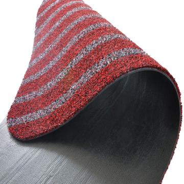 丽施美/Rismat 地垫，Ares"雅瑞" 红色 1.65×1.65m 刮沙除尘吸水条纹 售卖规格：1块