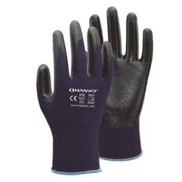 恒辉 丁腈涂层手套，NE304-8 13针涤纶掌浸 售卖规格：1包