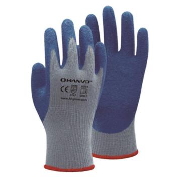 恒辉 乳胶涂层手套，LB012-8 10针掌浸 售卖规格：1包