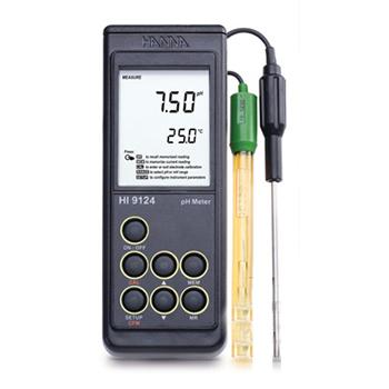 哈纳/HANNA pH测定仪/温度测定仪，HI9124 防水型便携式测定仪 售卖规格：1台