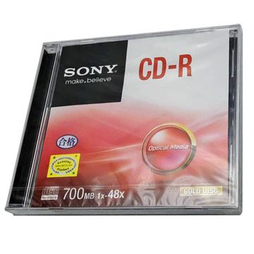 索尼CD-R 700MB/48X 单片装 空白刻录盘
