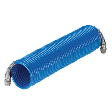 费斯托/FESTO 螺旋气管，PPS-4-15-1/4-BL，19799 Φ7.8×Φ6.2×7.5M，蓝色，PA-P 售卖规格：1条