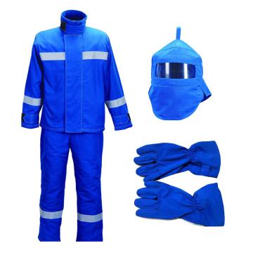 华泰 防电弧服套装，9cal（套装）-170 含夹克、裤子、头罩、手套 宝蓝色 售卖规格：1套