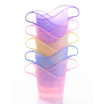 西域推荐 纸杯架一次性纸杯杯托，10个装 塑料饮水杯杯托开水隔热托 （颜色随机） 售卖规格：10个/套