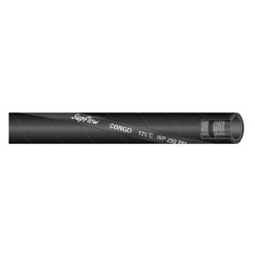 SUPFLOW 黑色EPDM耐磨排吸水管(CONGO），XYHGG-007-125-60 127*145mm，5"，1米/卷 售卖规格：1卷