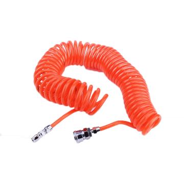 东成 EVA螺旋气管（弹簧管），30171800036 ，含快速接头，5mm×8mm×12m 红色 售卖规格：1卷