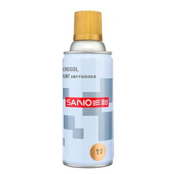 三和/SANVO 自喷漆，金色 350ml/瓶 ，12瓶/箱 售卖规格：12瓶/箱