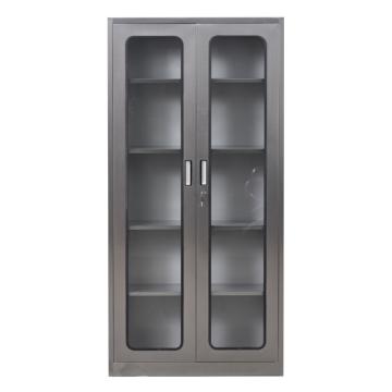 哈德威 304不锈钢通玻器械柜文件柜，ZYB-06 900宽*390深*1800高  灰白色 钢板厚度为0.7mm 售卖规格：1台