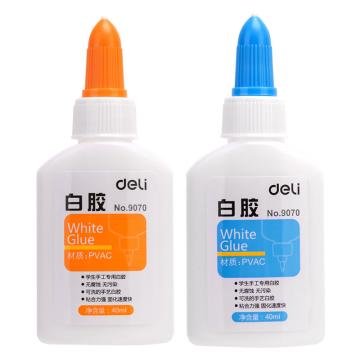 得力 白胶，9070 白色 40ml 售卖规格：1瓶