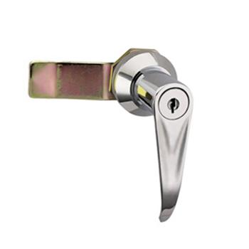恒珠 配电箱门锁，MS303-2-1 材质：锌合金，表面镀亮铬 售卖规格：1把