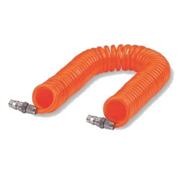 亚德客/AirTAC 螺旋气管，UCS120080GE120MA3 Φ12×Φ8，橙色，带快速接头（公+公） 售卖规格：12米/个