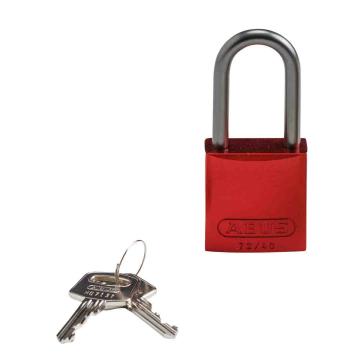 贝迪BRADY 铝锁，1.5"/3.8cm锁钩，锁芯互异，红色，99615