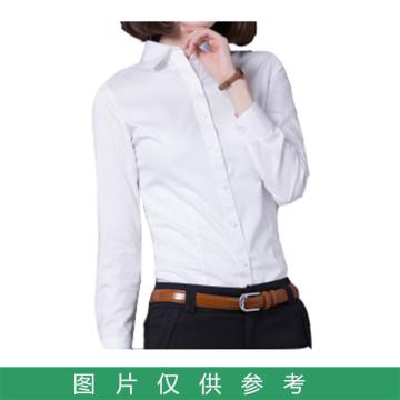 翊劲 工作服，女士斜纹长袖工作服，白色，XL，170 女士斜纹，白色，同系列100件起订 售卖规格：1件