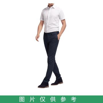翊劲 工作服，短袖-M(165-170) 男士斜纹，白色，同系列100件起订 售卖规格：1件