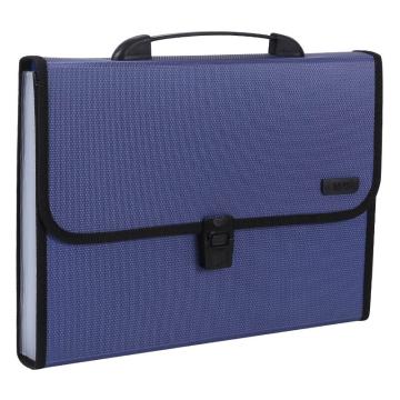 晨光 M&G 风琴包，AWT90959 A4 背宽40mm 12层 （蓝色） 单位：个