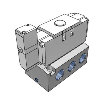SMC 5通先导式电磁阀，VFS5110-5EB-06 售卖规格：1个