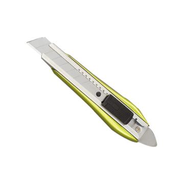 田岛/TAJIMA 铝合金美工刀， 带爪 黄绿色，ACL520FL/CHN 售卖规格：1把