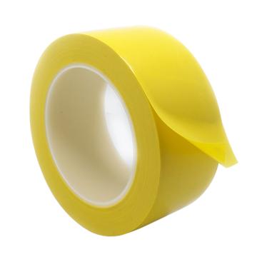 锦安行 地板警示划线胶带，100mm*33m 0.15mm厚 黄色 售卖规格：1卷