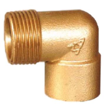 埃美柯 黄铜90°外螺纹承口弯头，LC-621，4"-108 售卖规格：1个