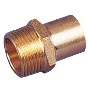 埃美柯 黄铜外螺纹插口接头，LC-688，2_1/2"-67 售卖规格：1个
