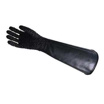 双燕 乳胶防化手套，黑色，65cm 加长带颗粒喷砂手套（售完即止） 售卖规格：1副