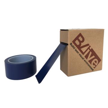 Blive 无残胶警示划线地贴胶带，100mm×22m，蓝色，BL-NA-100-BL 售卖规格：1卷