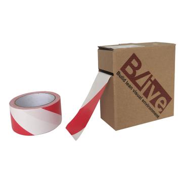 Blive 无残胶警示划线地贴胶带，100mm×22m，红/白，BL-NA-100-RW 售卖规格：1卷