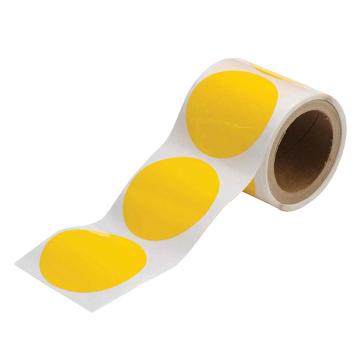 Blive 圆点定位警示地贴胶带，100mm×6m，黄色，BL-CY-100-YL 售卖规格：1卷
