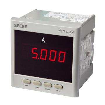 斯菲尔 单相交流数显电流表，PA194I-9X1 AC1A 售卖规格：1台
