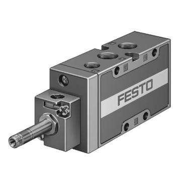费斯托 两位五通电磁阀，MFH-5-3/8-B，19705 机械复位，内先导气源，不含线圈 售卖规格：1个
