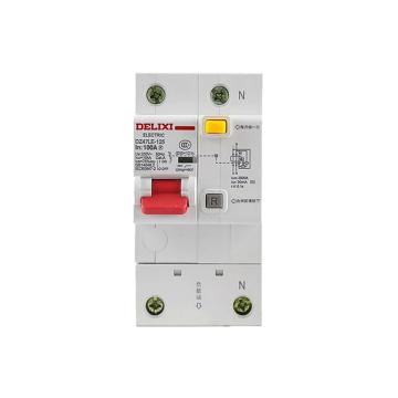 德力西/DELIXI 微型剩余电流保护断路器，DZ47LE1251C80 DZ47LE-125 1P+N li(C) 80A 售卖规格：1个