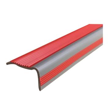安赛瑞 PVC楼梯包边防滑条-红/灰，PVC材质，50mm×25m，厚度3mm，13860 售卖规格：1卷