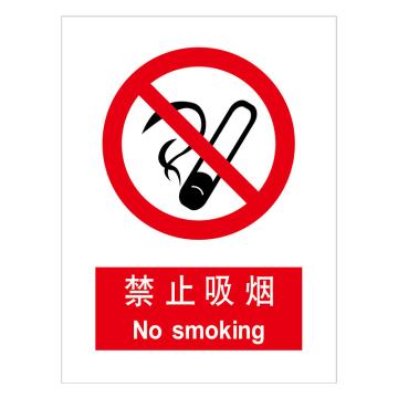嘉辽 GB安全标识-禁止吸烟，自粘性乙烯，250×315mm，BSF0991 售卖规格：5个/包