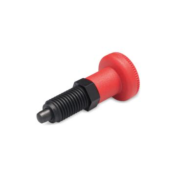 伊莉莎+冈特 分度销，黑色氧化处理钢制销头不带锁紧螺母，红色PMT.100-8-M16x1.5-A-C6 售卖规格：1个