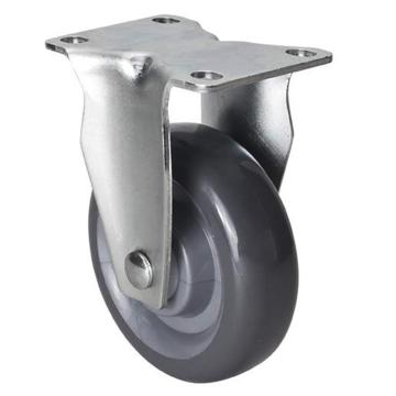 易得力 定向聚氨酯(PU)脚轮，50104-504-75 脚轮中型4寸130kg 售卖规格：1个