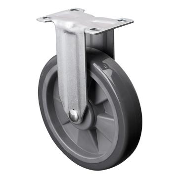 易得力 定向聚氨酯(PU)脚轮，57106-576-77 脚轮中型6寸130kg 售卖规格：1个
