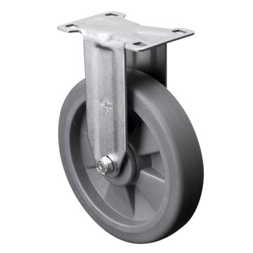 易得力 定向超级人造胶(TPE)脚轮，57106-576-57 脚轮中型6寸110kg 售卖规格：1个