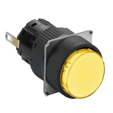 施耐德电气 指示灯，XB6EAV5BF 黄色 带24V LED 售卖规格：1个