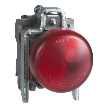 施耐德电气 金属指示灯，XB4BVM4 红色 230-240VAC 售卖规格：1个