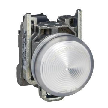 施耐德电气 金属指示灯，XB4BV61 白色 250V 售卖规格：1个