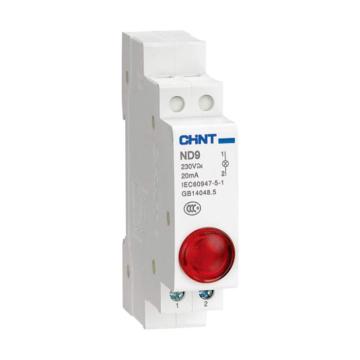 正泰/CHINT ND9系列信号灯，ND9-2/WW 110V 二回路 白灯+白灯(R) 售卖规格：1个