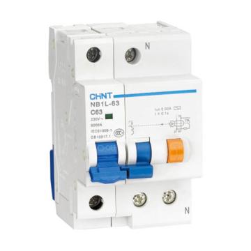 正泰/CHINT 微型剩余电流保护断路器，NB1L-63 3P C63 30mA(R) NB1L-63 3P 63A C型 30mA AC 环保外壳 售卖规格：1个
