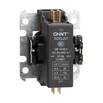 正泰/CHINT NCK5系列空调用交流接触器，NCK5-25/1G 220V 50/60Hz 售卖规格：1个
