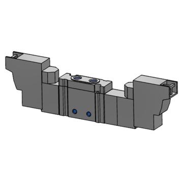 亚德客/AirTAC 三位五通电磁阀，7V130E-06-A-050 中泄式,螺纹接管,AC220V,端子线长0.5m 售卖规格：1个