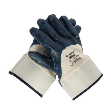 安思尔/Ansell 3/4丁腈涂层手套，48-913-10 Oceanic系列，耐磨耐油，1副 售卖规格：1副