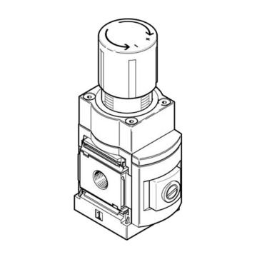 费斯托/FESTO MS-LRP精密减压阀，MS6-LRP-1/2-D4-A8-Z，538023 售卖规格：1个